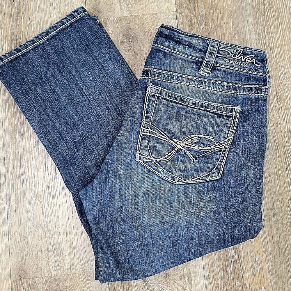 SILVER JEANS Aiko Capri Jeans Size 30